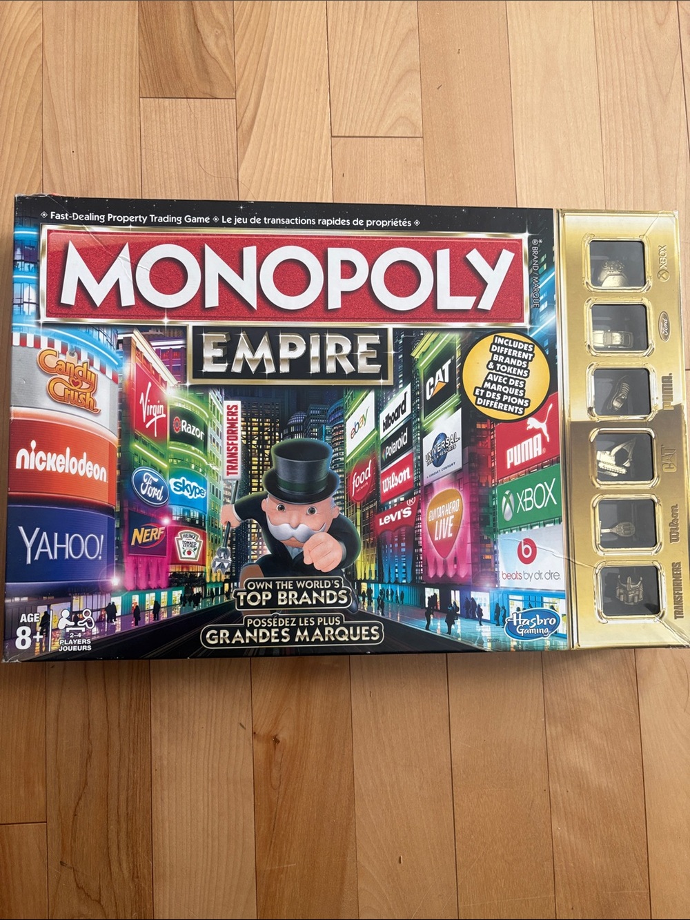 Hasbro Monopoly Empire Board Game - Red, Black, Gold